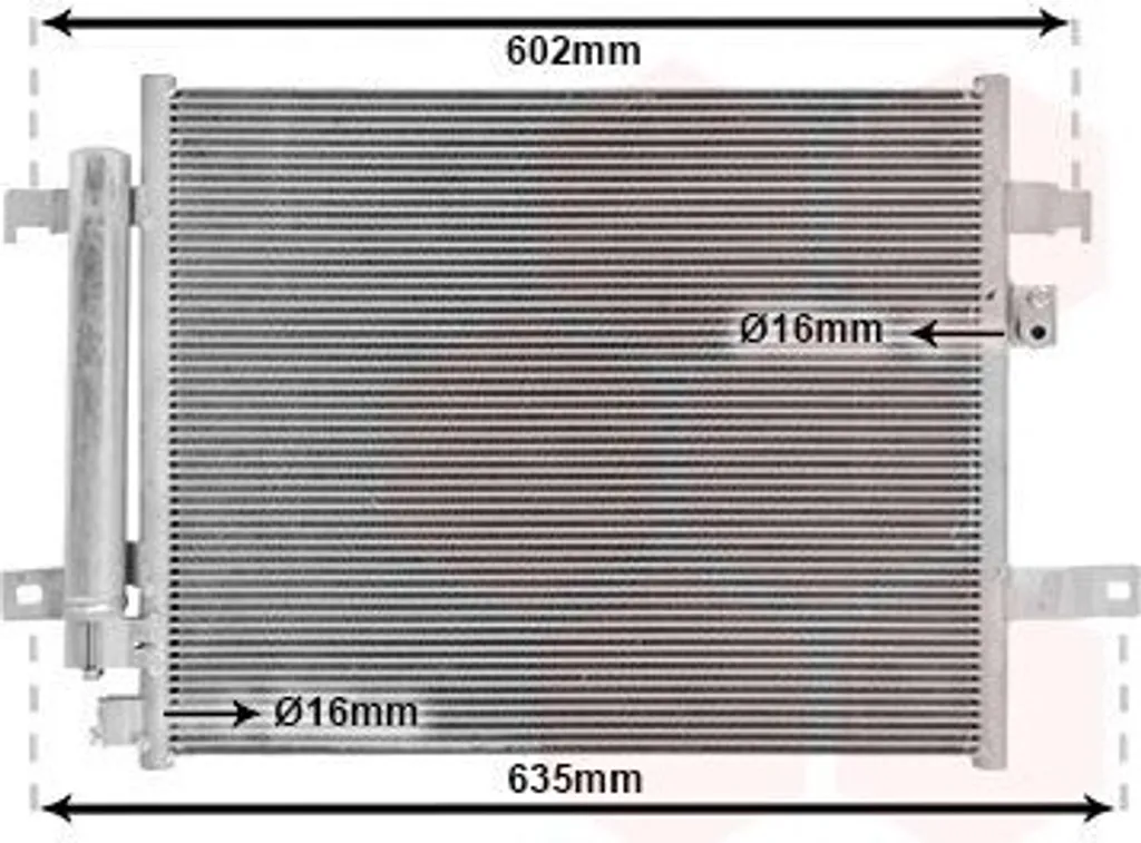 Condenseur VAN WEZEL 27005294 avec Déshydrateur pour MAZDA MX-5 IV ND