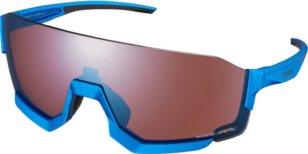 Lunettes de soleil cyclisme Shimano AEROLITE 2 coloris bleu métal