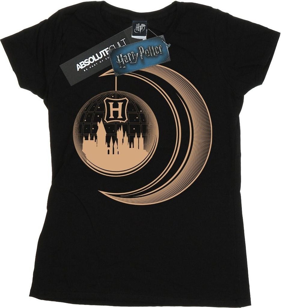 Harry Potter - "Hogwarts" T-Shirt für Damen BI51531 (S) (Schwarz)