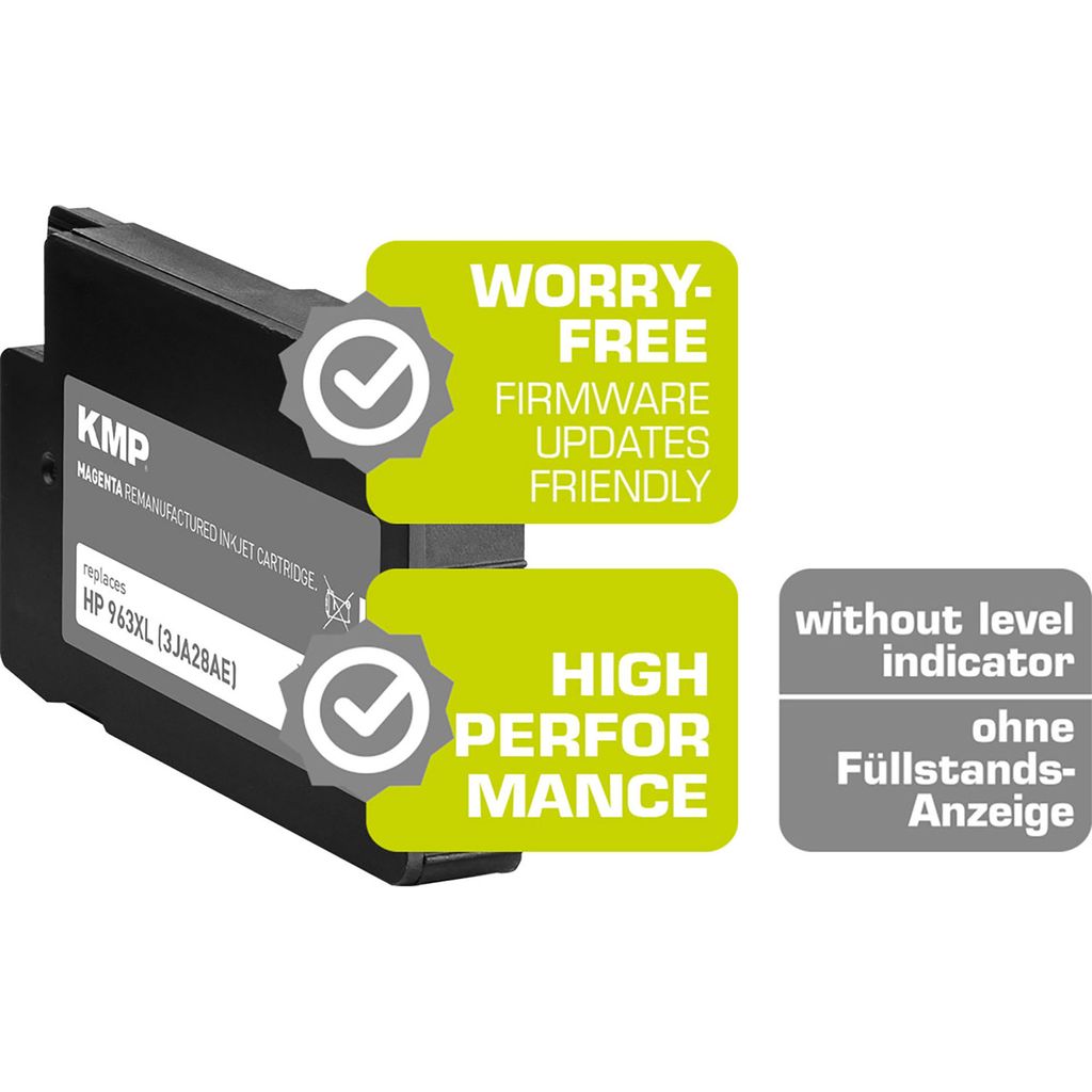 KMP Xvantage Tintenpatrone passend für HP 963XL Magenta 3JA28AE