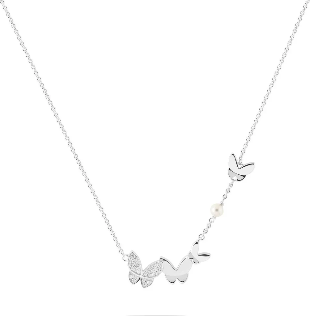Alliance Jette 89208099 Argent Rhodié et Pavage Zirconium Étincelant