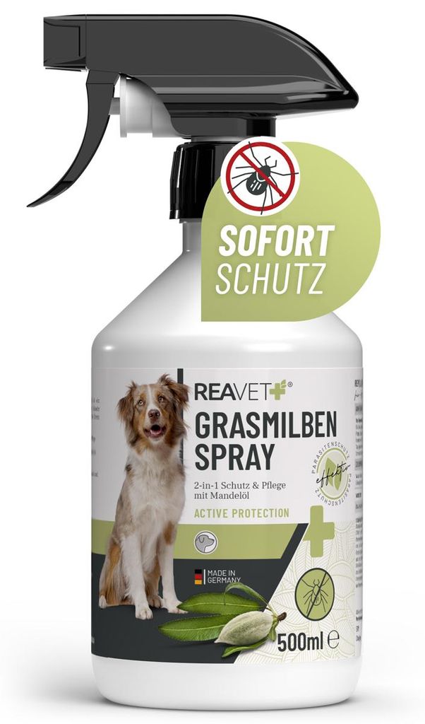 REAVET Grasmilben-Spray 500ml – Schutz & Pflege mit Produktbild 