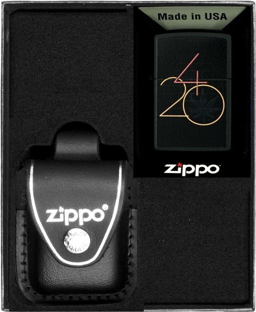 ZIPPO Feuerzeug DESIGN 420 Geschenkset Nr. 3