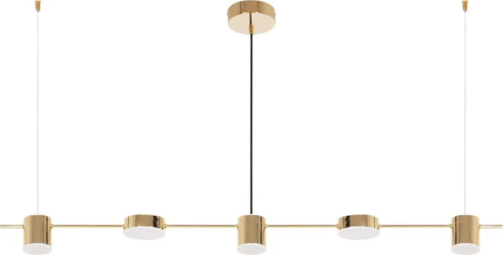 Suspension de Plafond LED Dorée APP929-5CP Toolight pour Table à Manger
