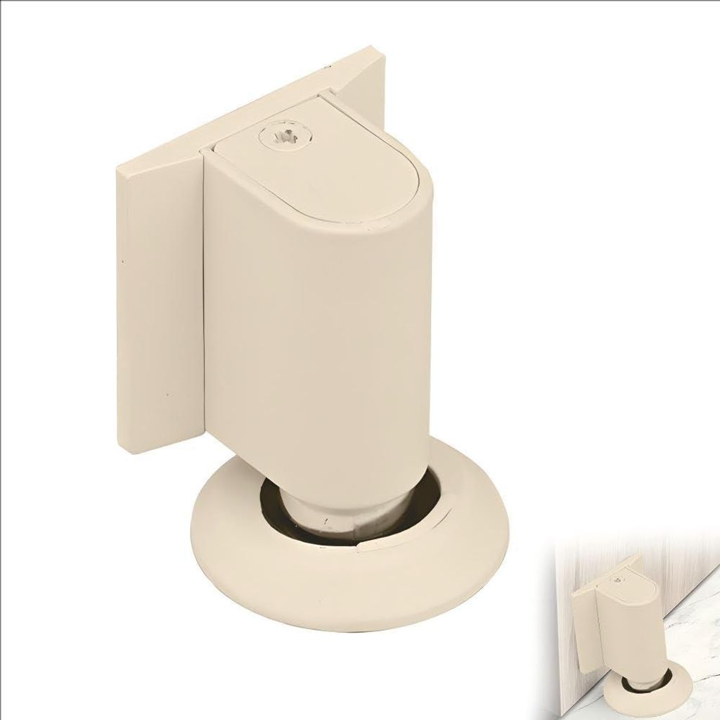 Bodentürstopper, starker Magnet - Selbstklebender magnetischer Türstopper, robuster selbstklebender Türhalter, wandschonender Türhalter für Zi...