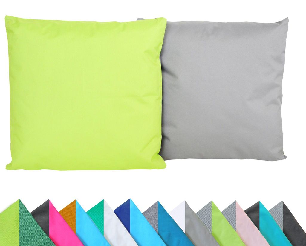 JACK 2er Set Wende Outdoor Kissenhülle Kissenbezug 2-farbig Produktbild 
