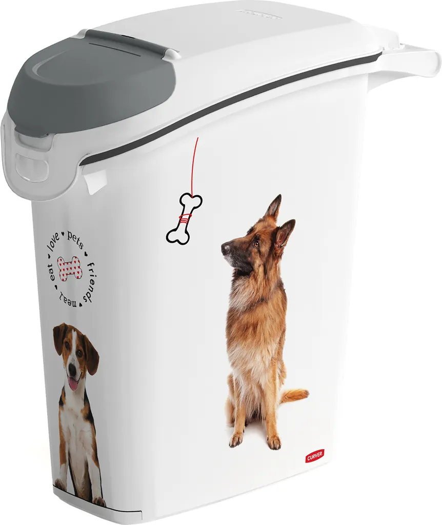 Conteneur Hermétique Curver 10 kg avec Joint Anti-Odeur Pets Friends