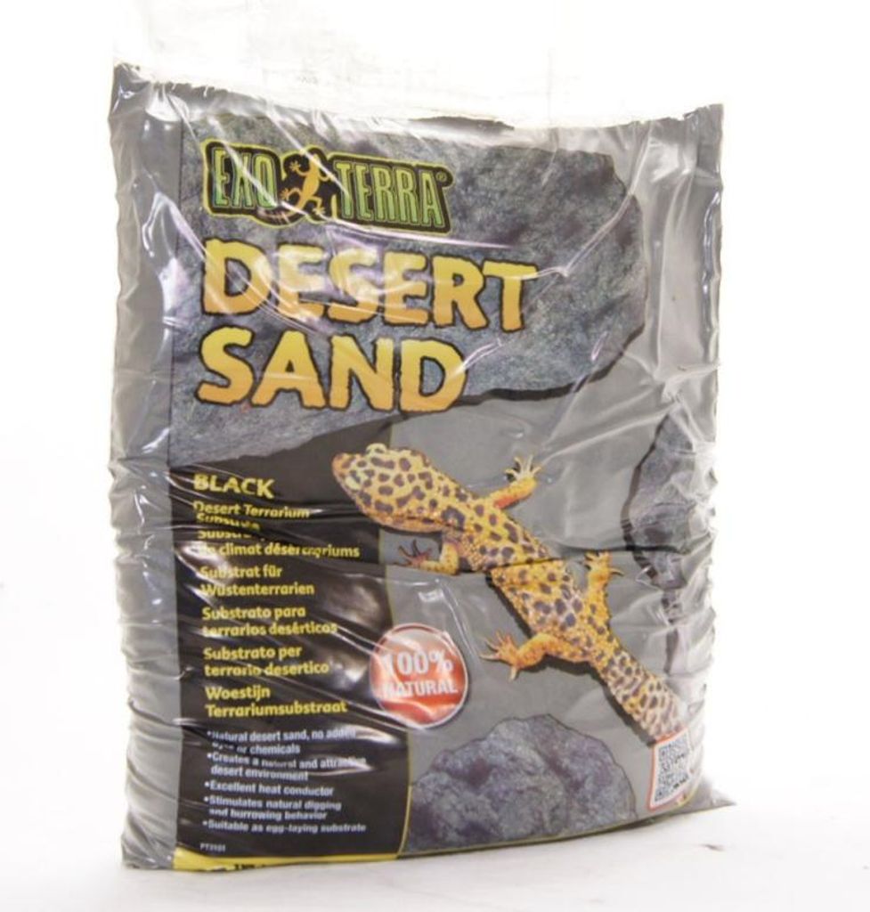 EXO TERRA Black Sand 4,5kg - piasek pustynny czarny Exo Zdjęcie produktu 