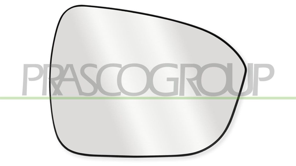 PRASCO Spiegelglas Außenspiegel Rechts für NISSAN Juke II (F16) Beheizbar Konvex DS7047513