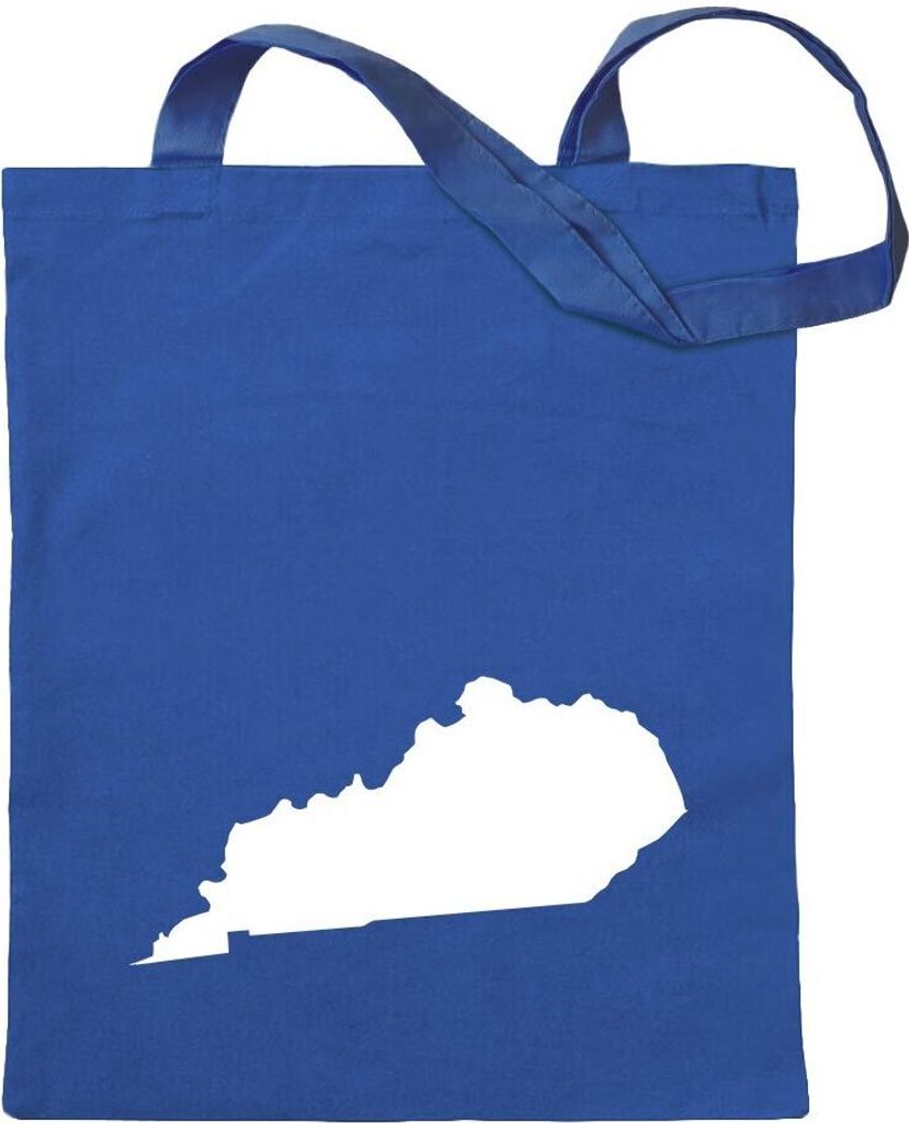 Kiwistar - Baumwolltasche - royalblau - USA - Kentucky Frankfort - Tragetasche Stoffbeutel Umhängetasche Langer Henkel