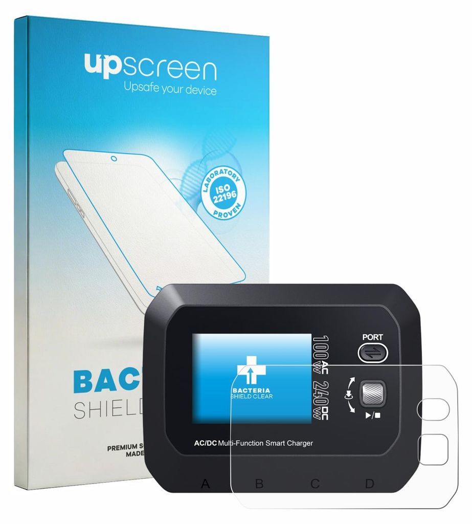 upscreen Schutzfolie für SkyRc Q100 Neo Displayschutz Displayschutzfolie Folie Klar antibakteriell