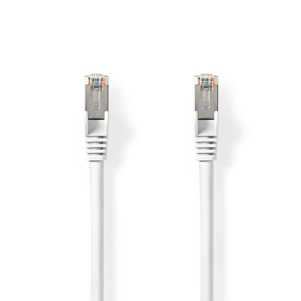 Cavo LAN Cat 8.1 S/FTP 20 Metri Bianco - Ideale per Gaming e Smart Office