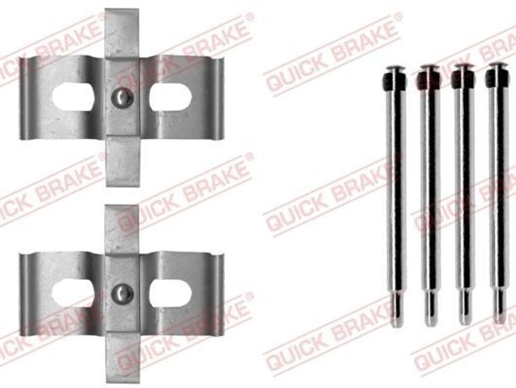 QUICK BRAKE 109-1878 Zubehörsatz Scheibenbremsbelag Hinten passend für MERCEDES-BENZ S-Klasse Limousine (W220) E-Klasse T-modell (S210) S-Klasse ...