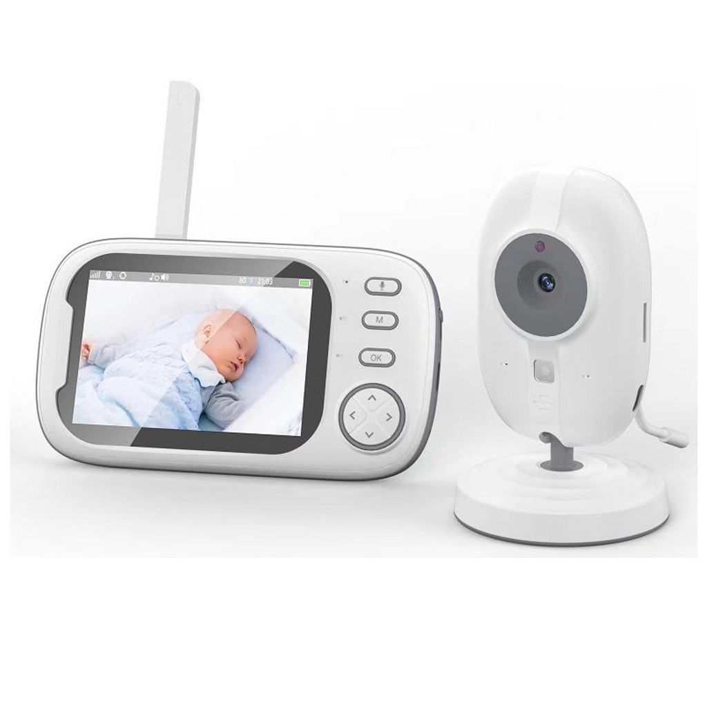 Babyphone mit Kamera 3,5 Zoll Monitor, FHSS Video Babyphone Produktbild 