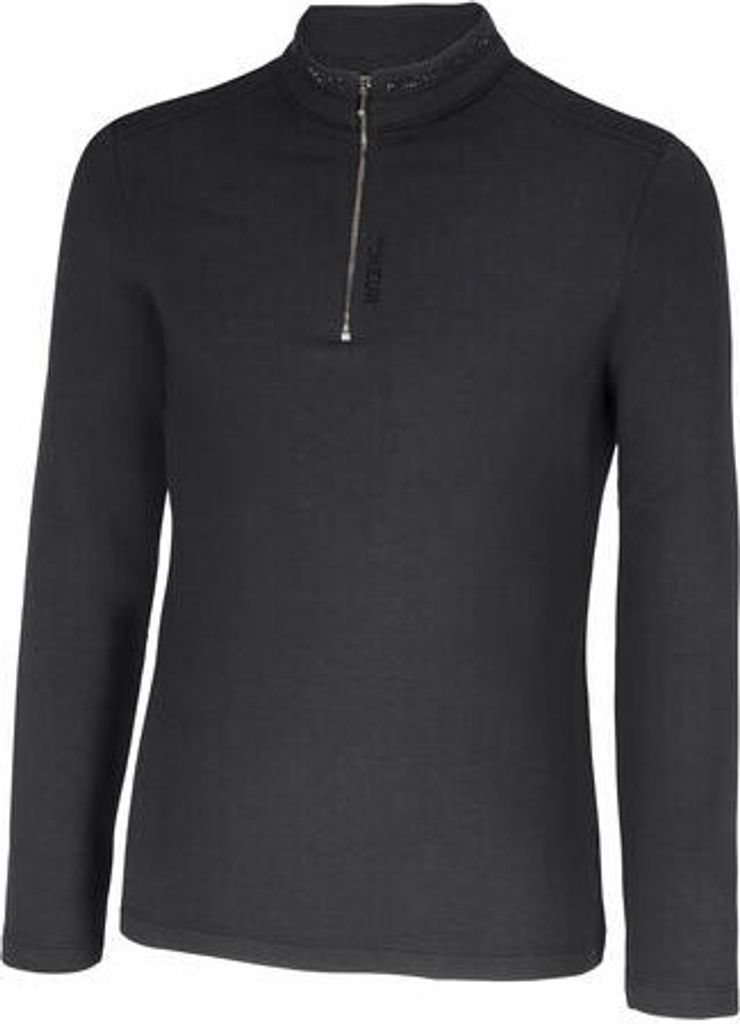 Pikeur Shirt Damen Zip Shirt Classic Sports HW 2023 Baselayer Langarmshirt Black 40