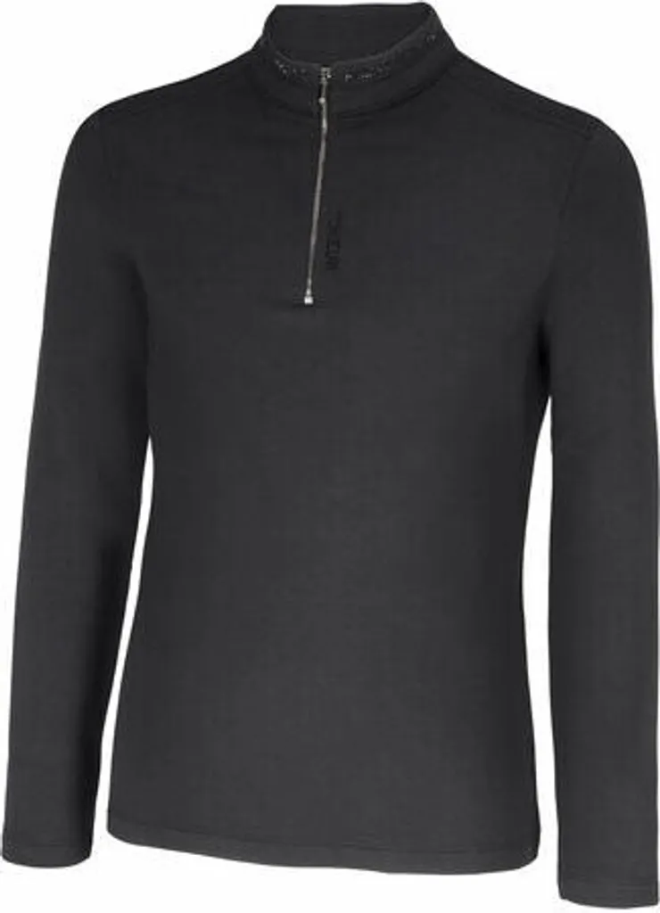 PIKEUR Sportshirt Femme Manches Longues Noir - Taille 40 HW23