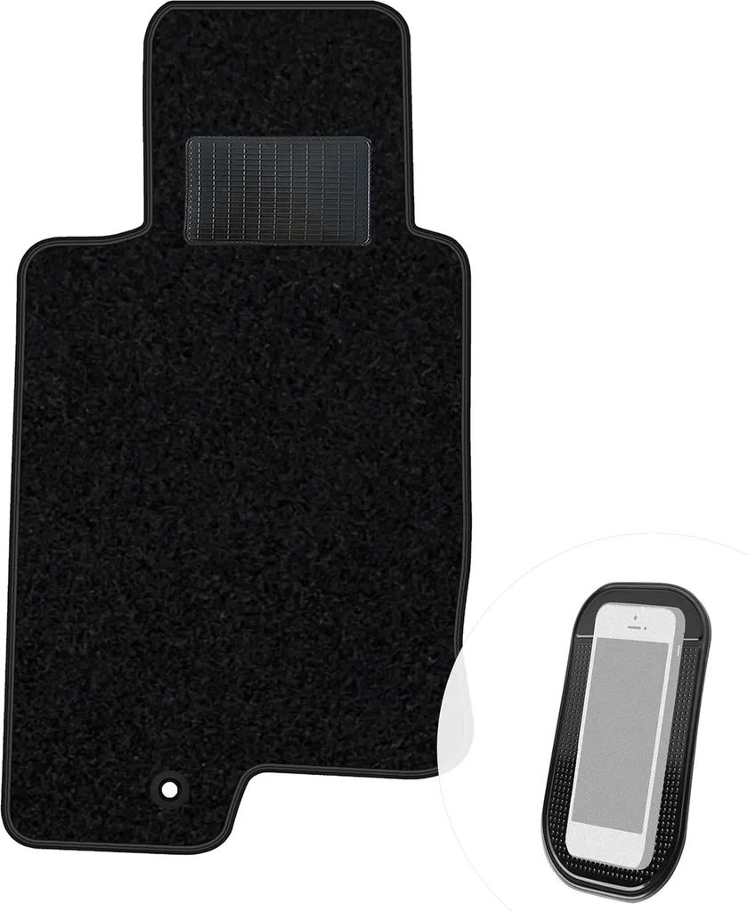 Tappetino in Velluto Nero moto-MOLTICO per Hummer H3 2005-2010 | Elegante
