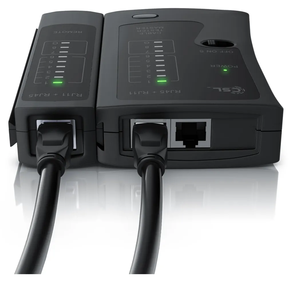 Tester LAN RJ45 Professionale CSL | Verifica Cavi Rete e Telefono - 6