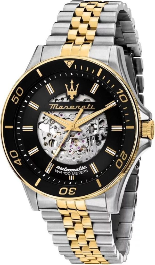 Maserati R8823140010 Herrenuhr Sfida Automatik 44mm 10ATM