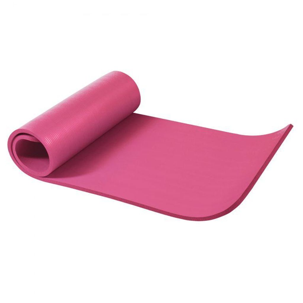 Gorilla Sports Podložka na jogu, 190 x 60 cm, fuchsiová Obrázok produktu 