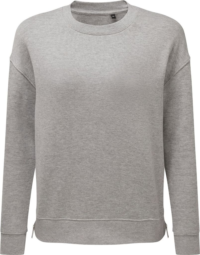 TriDri - Sweatshirt Seitlicher Reißverschluss für Damen RW8524 (XXL) (Grau)