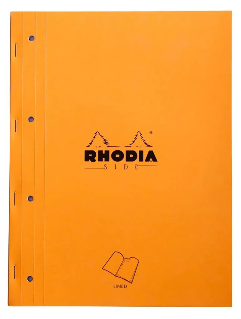 Bloc-notes A4 perforé Rhodia ligné pour une prise de notes structurée