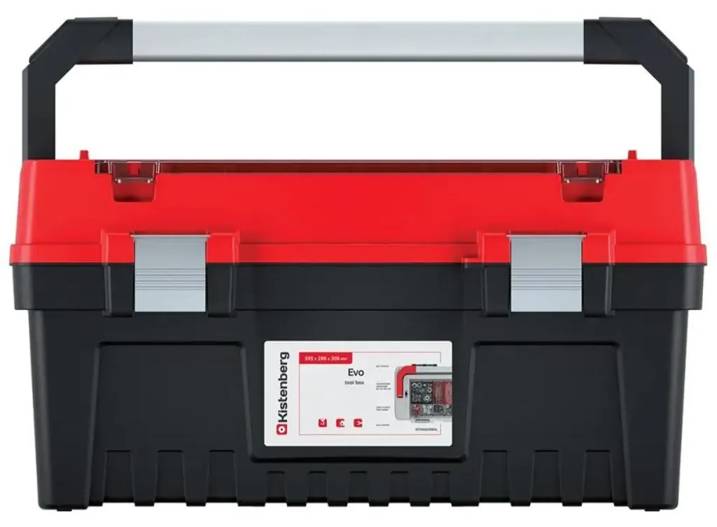 Caisse à outils EVO rouge idéale pour dépannage à domicile et atelier