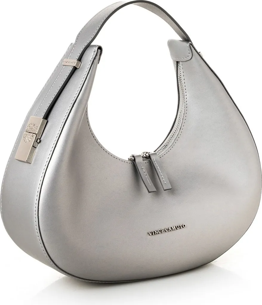 Sac à bandoulière Riviera Vince Camuto en argenté et cuir polyvinylique