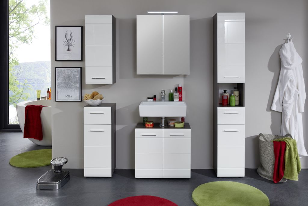trendteam Bad 5-teilige Kombination Line/Skin Sardegna Produktbild 9