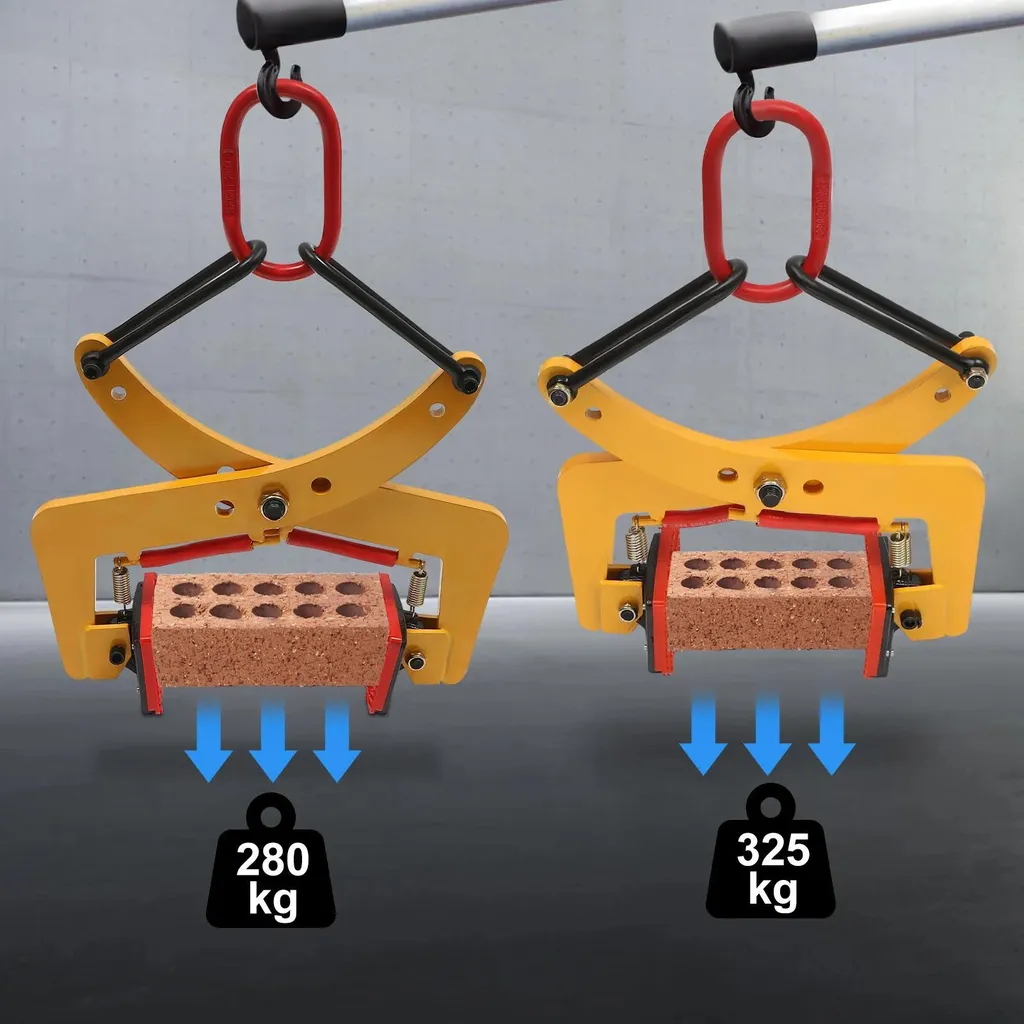 Pince à pierres de levage avec œillets d'extrémité robuste de 300 kg - 2