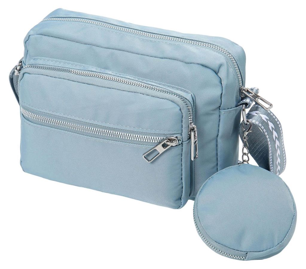 Leoberg City Bag - Schultertasche für Damen und Herren in 312055-Hellblau-3