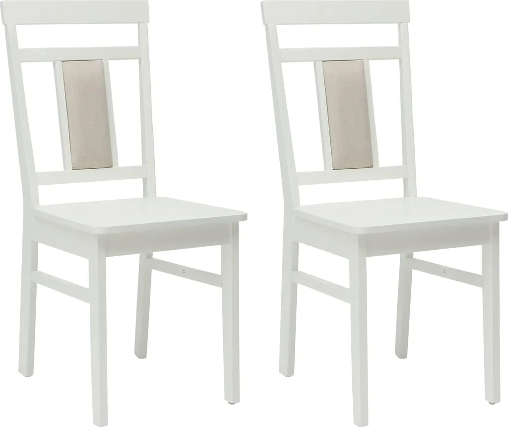 2 Sedie Salvaspazio Bianco Legno Massiccio vidaXL Cucina Offerta