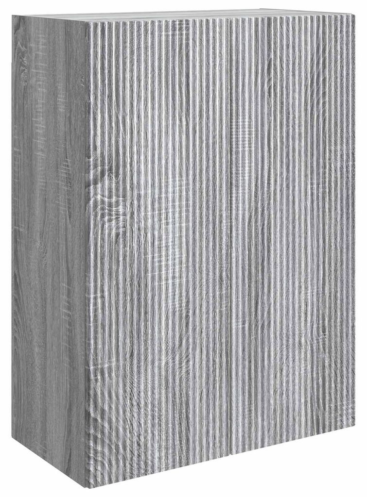 Wandschrank Grau Sonoma 66 x 34,5 x 90 cm Holzwerkstoff