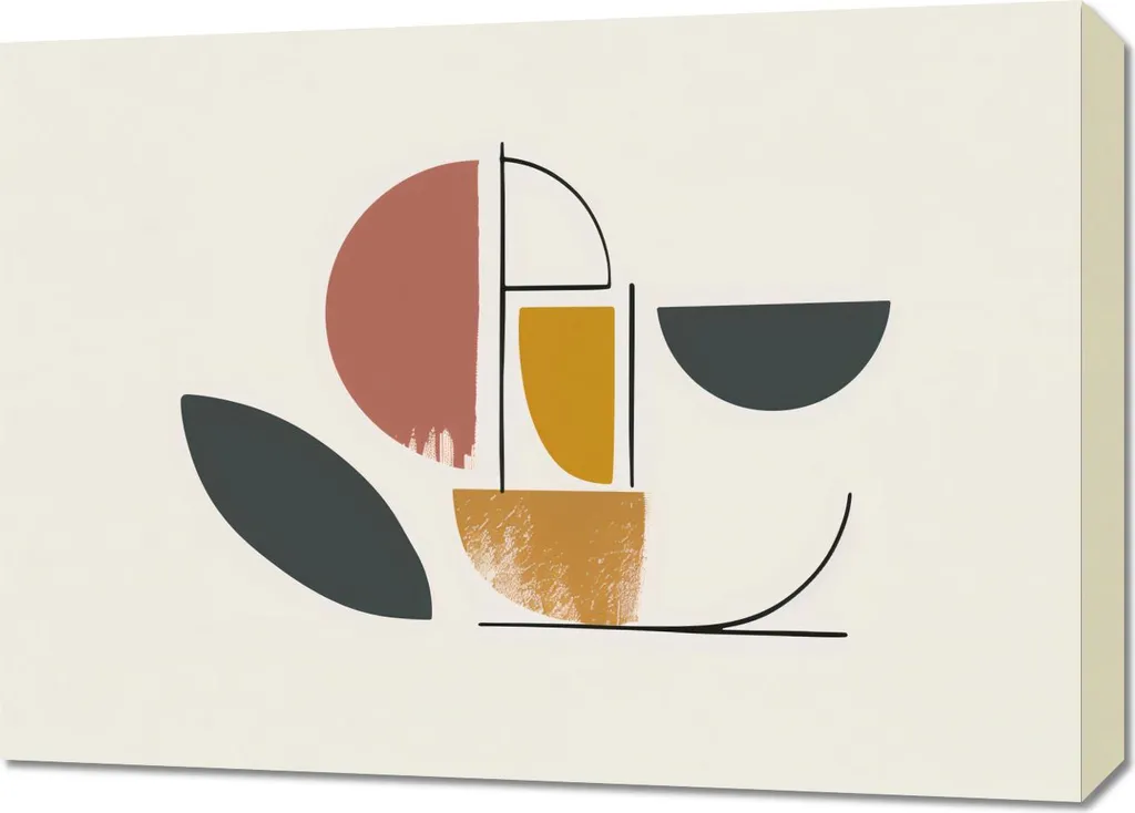 Image 70 x 50 cm Sphère colorée - Décoration murale abstraite moderne