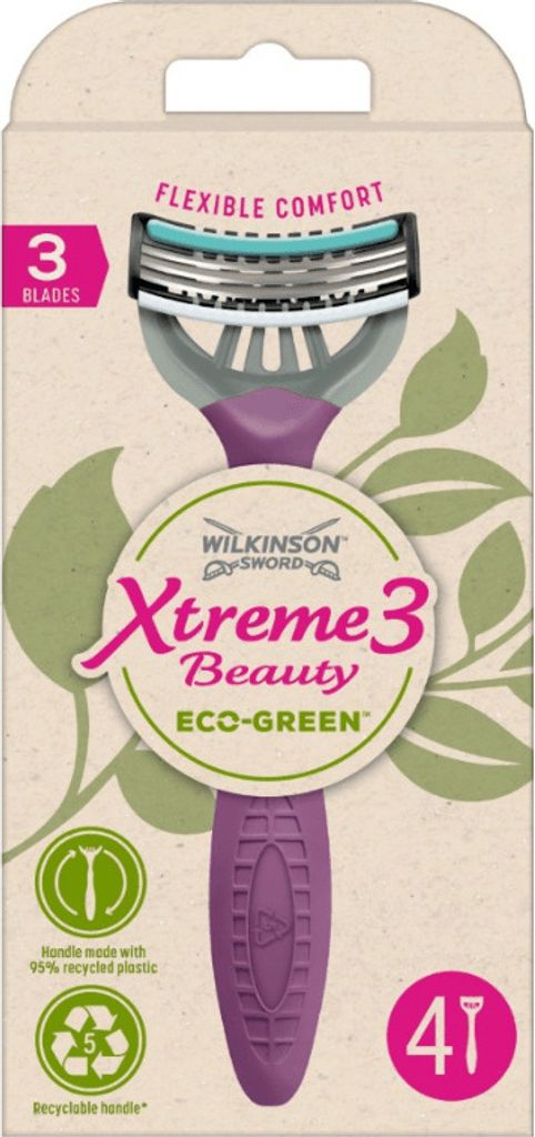 Wilkinson Xtreme3 Schnheit Eco Grn 4 Stck