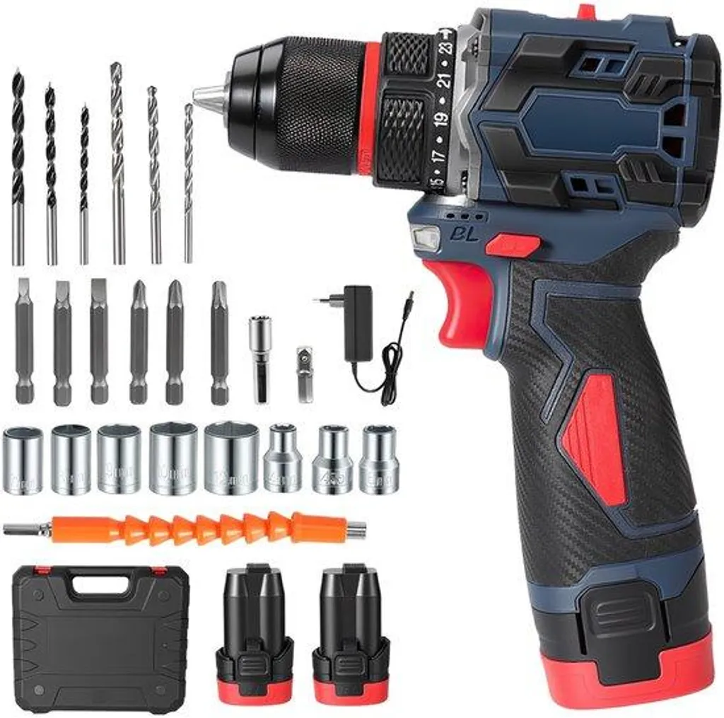 Mini perceuse manuelle rotative 23 en 1 avec mandrin de serrage réglable