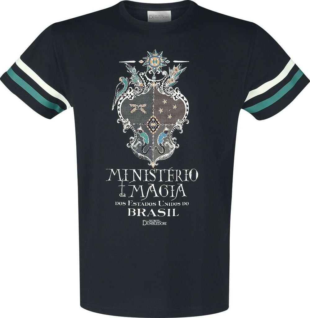 Fantastic Beasts T-Shirt Herren Phantastische Tierwesen 3 - Ministerio Da Magia schwarz S