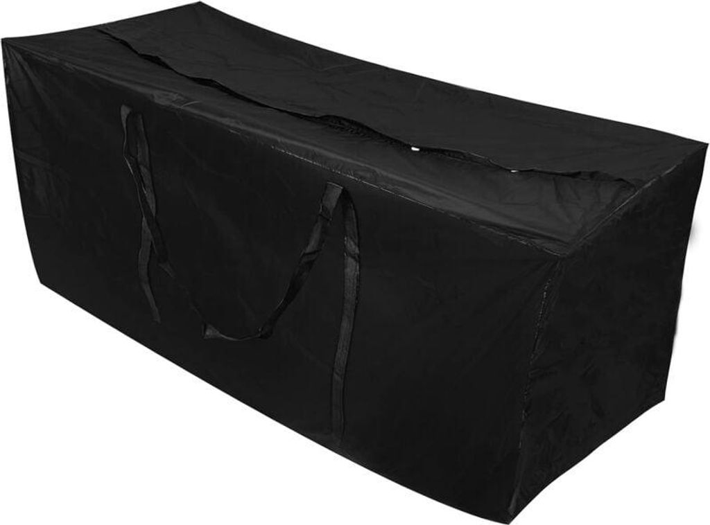 Große Aufbewahrungstasche aus 210D Oxford-Gewebe, wasserdicht, für Kissen, Terrassenmöbel, leicht, mit Reißverschluss (116 × 47 × 51 cm)