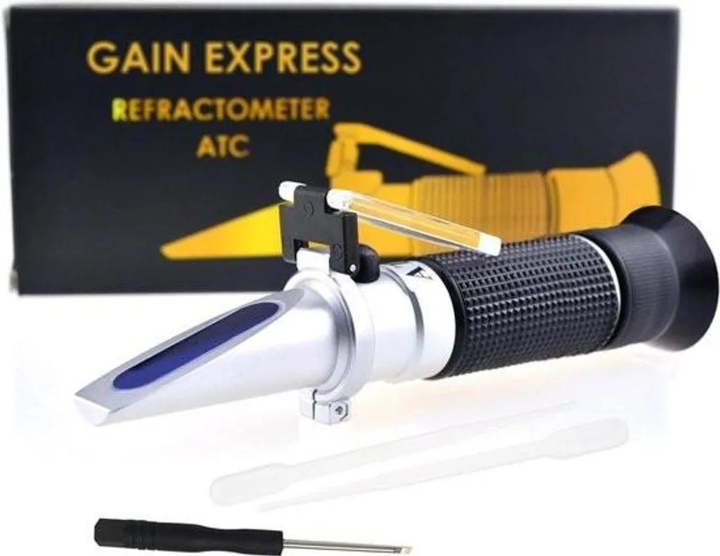 Réfractomètre Salinité ATC Précision ± 0,2 % - Test Chlorure de Sodium - 2