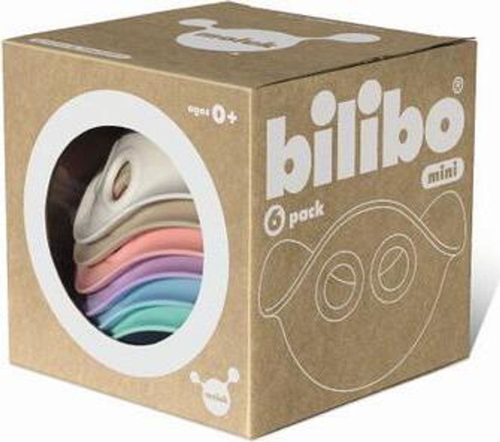 Moluk Bilibo Mini Stapel & Badespielzeug pastell