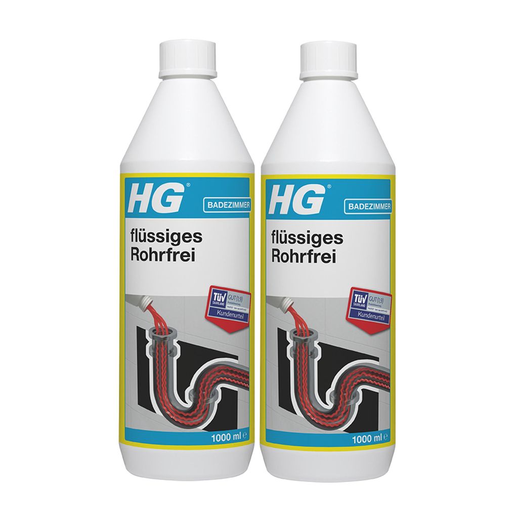 HG flüssiges Rohrfrei 1L (2er Pack)
