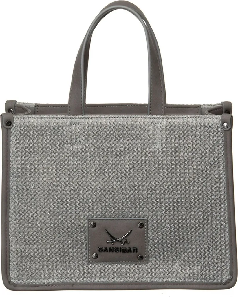 Petit Sac à Main Gris pour Femme - Mini Cabas et Sac Bandoulière Pratique