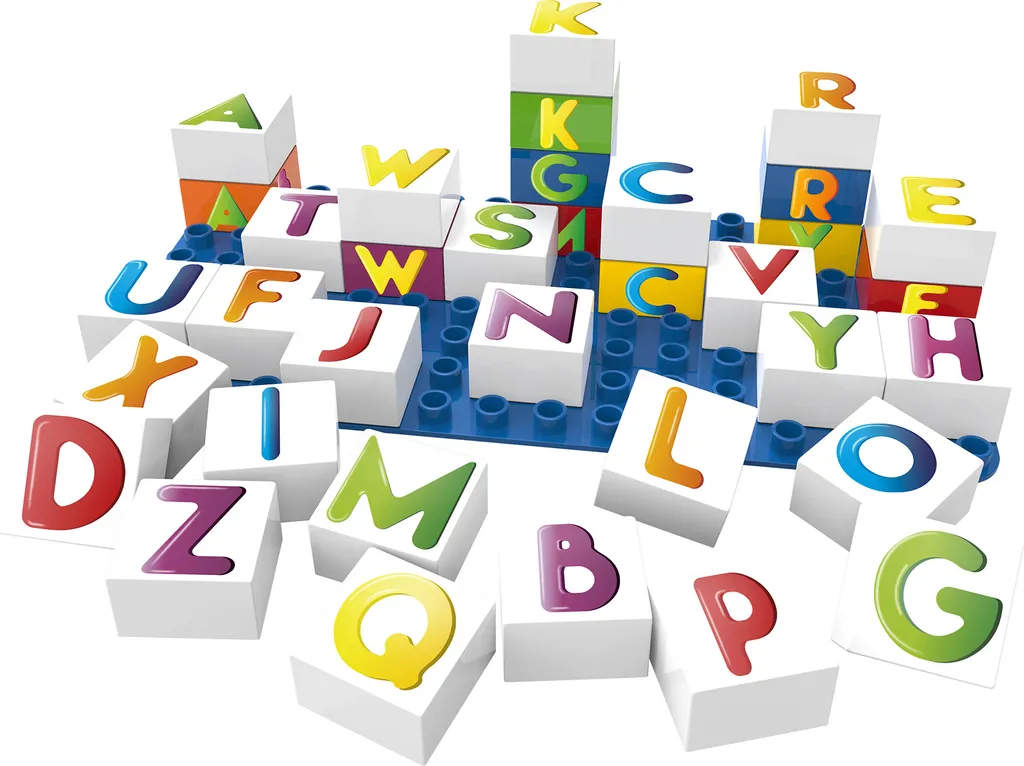 BiOBUDDi BB-0005 Set de 36 Blocs de Construction Lettres Éducatifs