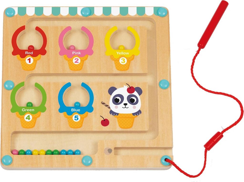 RAPPA 2Kids Toys Magnetische Eiscreme Spin Spiel