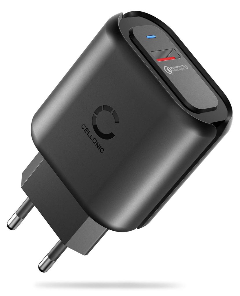 CELLONIC USB Ladegerät für Handy Smartphone Tablet mit QC Produktbild 
