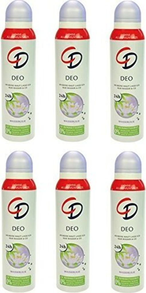 CD Deospray Wasserlilie 150 ml, 6er Pack (6 x 150 ml)