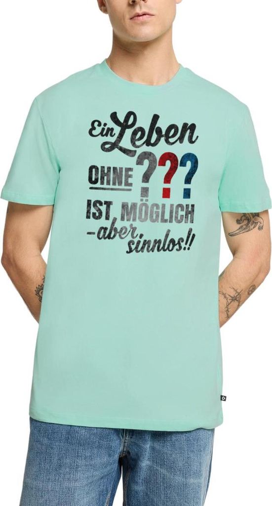 Spreadshirt Die Drei Fragezeichen Spruch Männer Premium T-Shirt, XXL, Mint