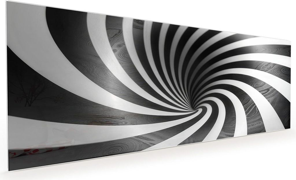 Küchenrückwand Spritzschutz Glas mit Motiv Hypnotisches Muster 40 x 40 cm