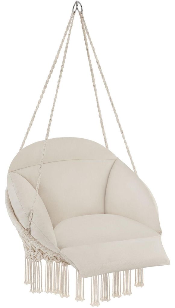 tectake® Hängesessel Samira 80 x 81 x 139 cm Produktbild 