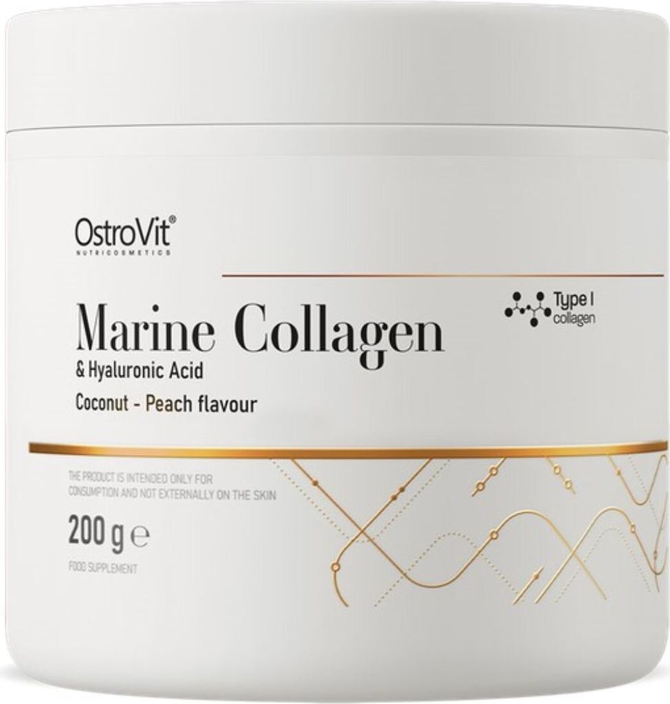 OstroVit Marine Collagen Marine Collagen + Hyaluronsäure + Vitamin C 200 g